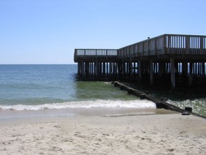 Quiet beach vacation 