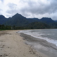 Hanalei beach