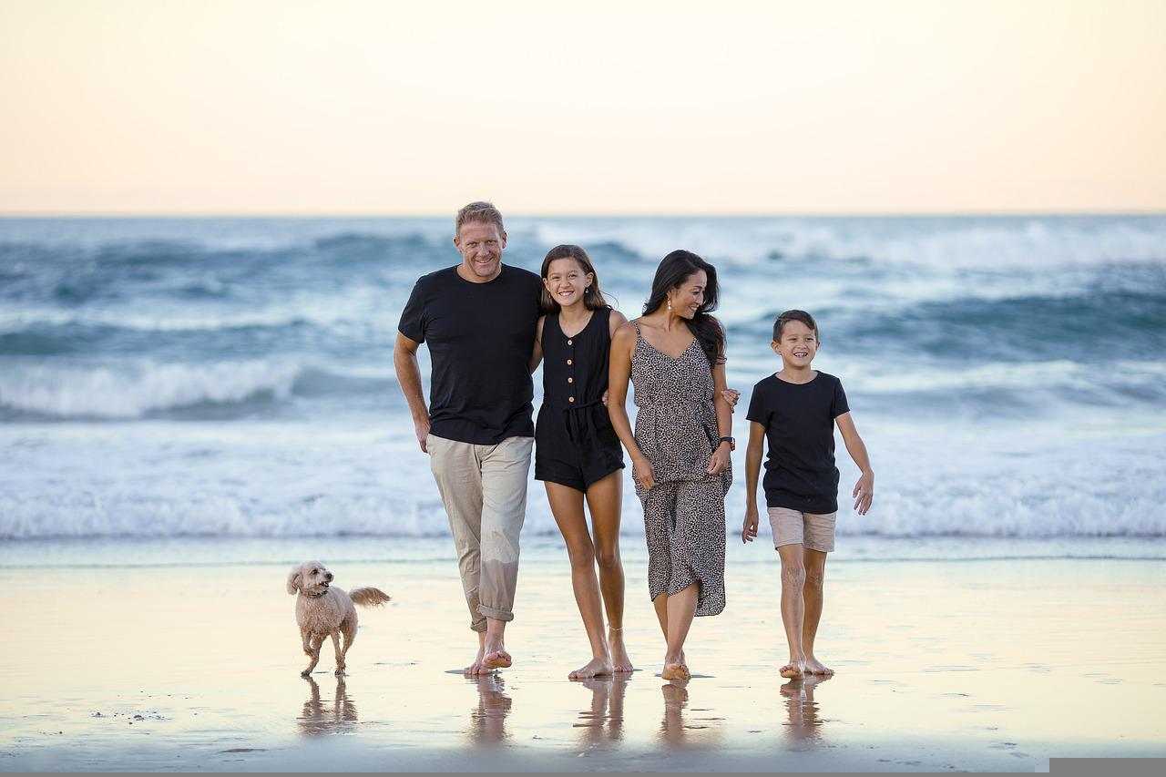 beach holiday for the entire family